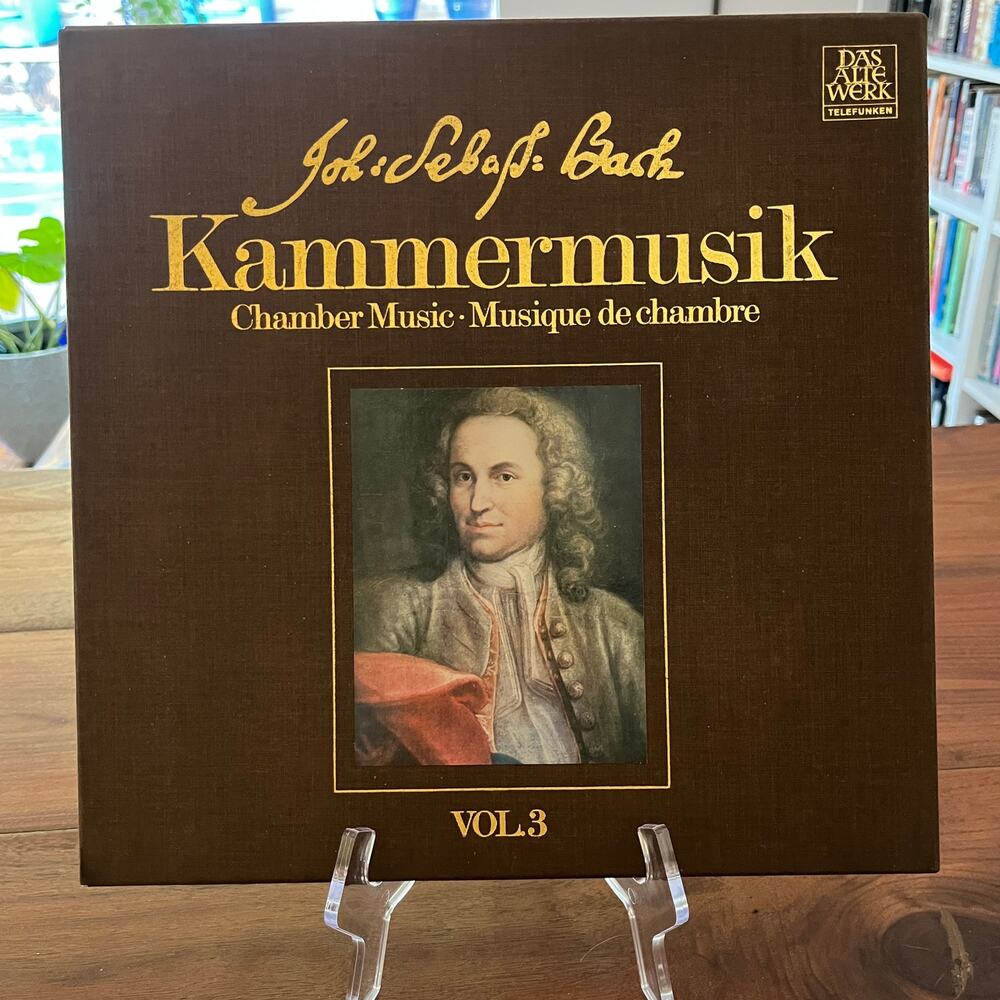 J.S. Bach Kammermusik Chamber Music Vol. 3 2xLP Box Set 1976 Telefunken